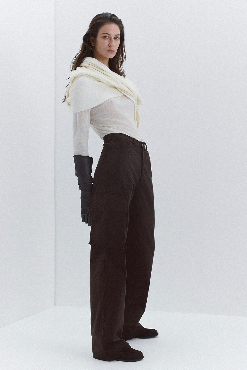 Штани карго з мікровельвету