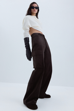 Штани карго з мікровельвету