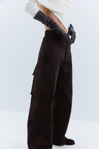 Штани карго з мікровельвету