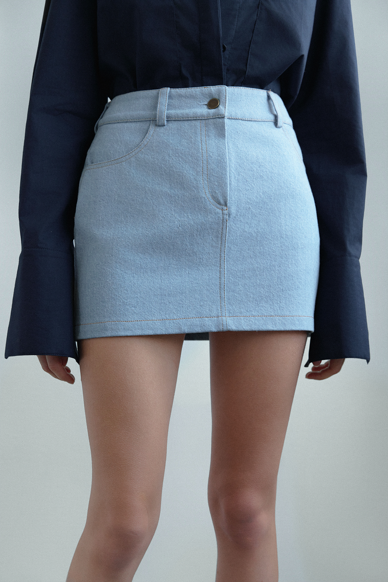 Міні-спідниця з деніму