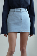 Міні-спідниця з деніму