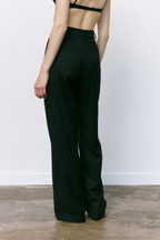 Класичні штани з високою посадкою