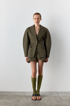 Приталений жакет "Khaki"