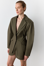 Приталений жакет "Khaki"