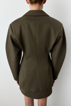 Приталений жакет "Khaki"