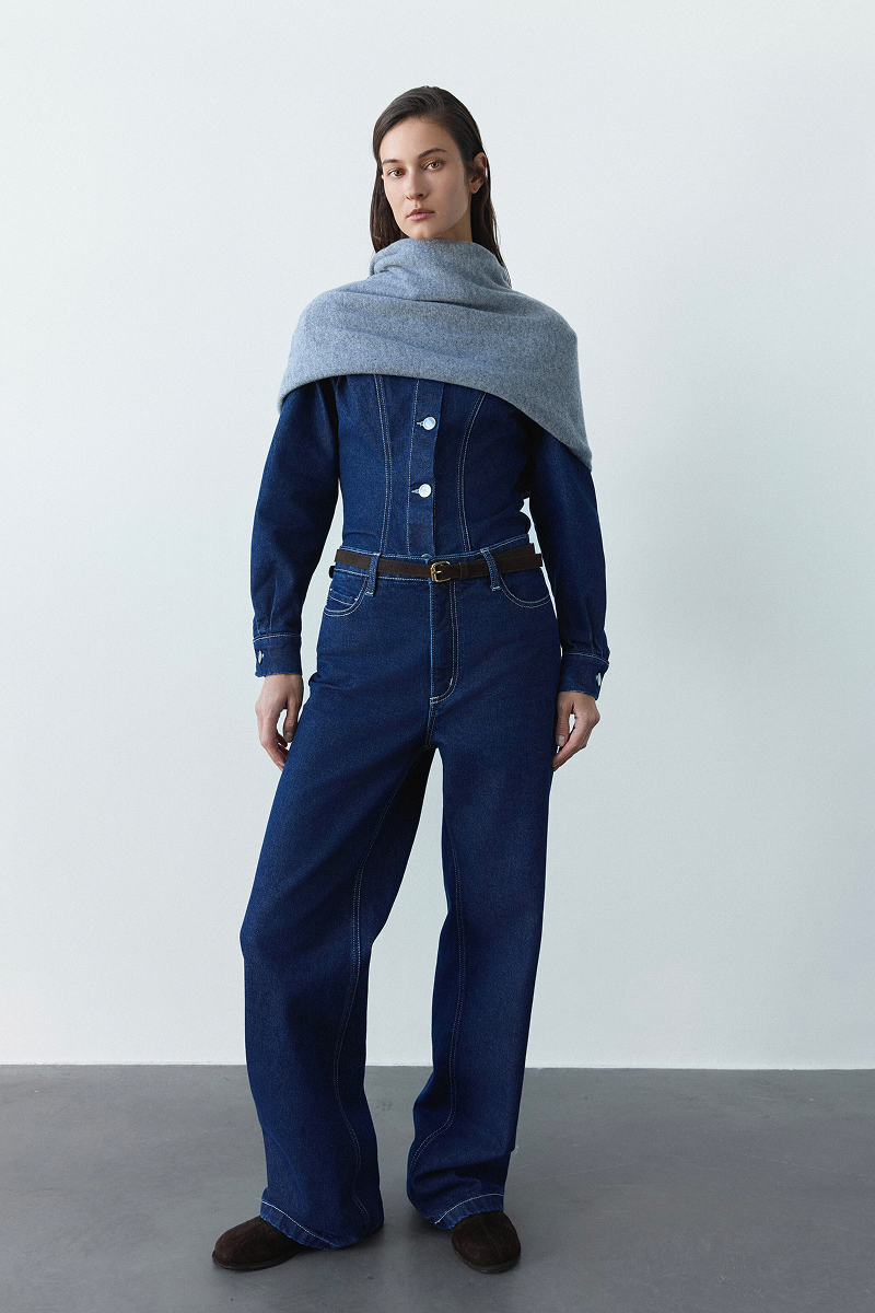 Джинси Wide Leg з середньою посадкою