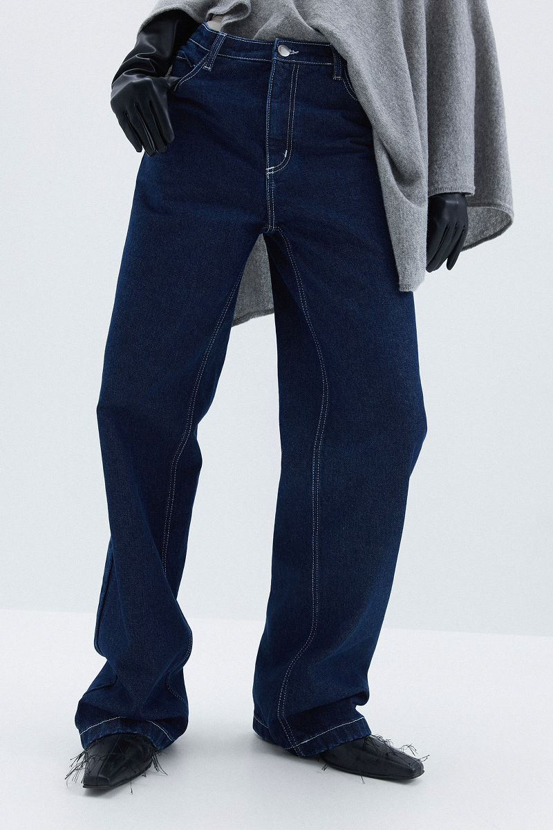 Джинси Wide Leg з середньою посадкою