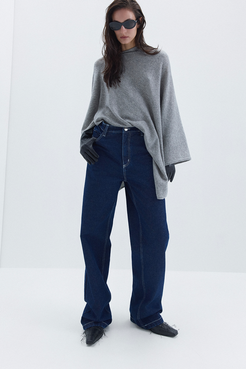 Джинси Wide Leg з середньою посадкою