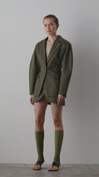 Приталений жакет "Khaki"